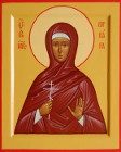 Икона святой преподобномученицы Варвары (Яковлевой), маленькая
